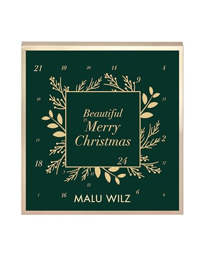 Malu Wilz Adventskalender 2023 I Beauty Adventskalender mit 21 verschiedenen Pflege- & Kosmetikprodukten + Mascara, Creme & Lippenstift I Für alle Hauttypen von Malu Wilz