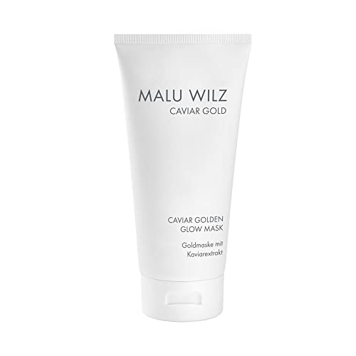 Malu Wilz Caviar Golden Glow Mask 50ml I Gesichtsmaske Frauen I Feuchtigkeitsspendende Face Mask mit Kaviar Extrakt & Gold I Revitalisiert müde Haut von Malu Wilz