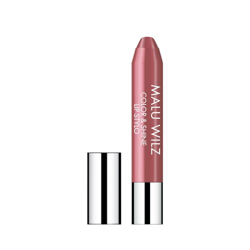 Malu Wilz Color & Shine Lip Stylo Nr.40 Rosy Brown - Langanhaltender Lippenstift mit glänzendem Finish für bezaubernde Lippen, Lipstick mit leichter Textur von Malu Wilz