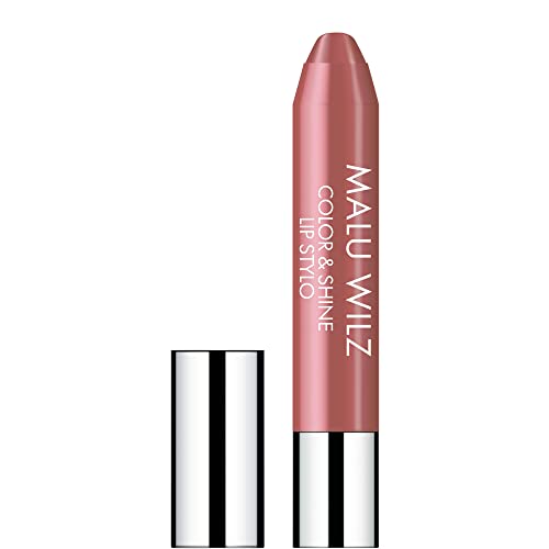 Malu Wilz Color & Shine Lip Stylo Nr.10 Almond Rose - Langanhaltender Lippenstift mit glänzendem Finish für bezaubernde Lippen, Lipstick mit leichter Textur von Malu Wilz