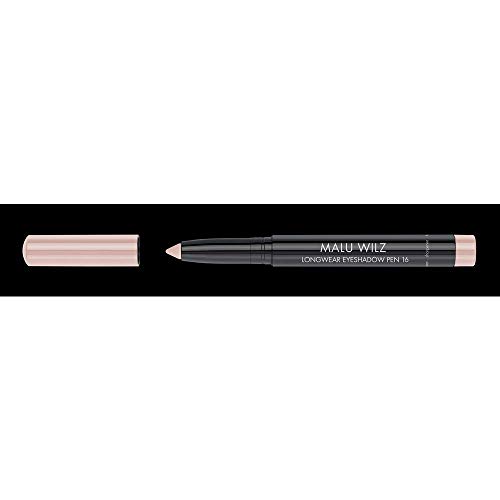 Malu Wilz Longwear Eyeshadow Pen Nr.16 Iced Latte - Wasserfester Lidschatten Stift mit schimmerndem Finish, Hochpigmentiert, cremig-zarte Textur von Malu Wilz