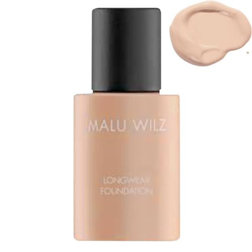 Malu Wilz Longwear Foundation Make up Nr.17 Almond 30ml - Camouflage Creme, Concealer - kaschiert kleine Fältchen, Erfrischter Teint, die Basis für das perfekte Make-up von Malu Wilz