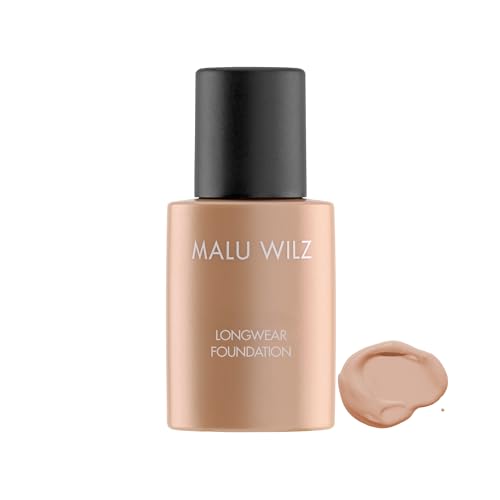 Malu Wilz Longwear Foundation Make up Nr.51 Macaron 30ml - Camouflage Creme, Concealer - kaschiert kleine Fältchen, Erfrischter Teint, die Basis für das perfekte Make-up von Malu Wilz