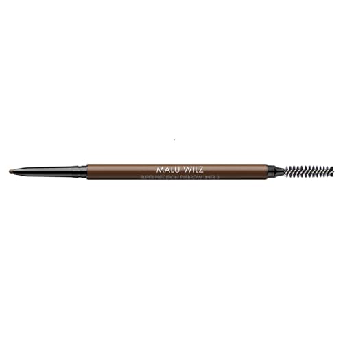 Malu Wilz Super Precision Eyebrow Liner Nr.3 Light Brown I Augenbrauenstift wasserfest I Eyebrow Pencil I Präzise Konturen, perfektes Augenbrauen Styling von Malu Wilz