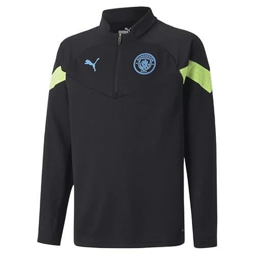 PUMA Kinder Manchester City Training 1/4 Zip Top - Schwarz - Größe: 116 von Manchester City FC