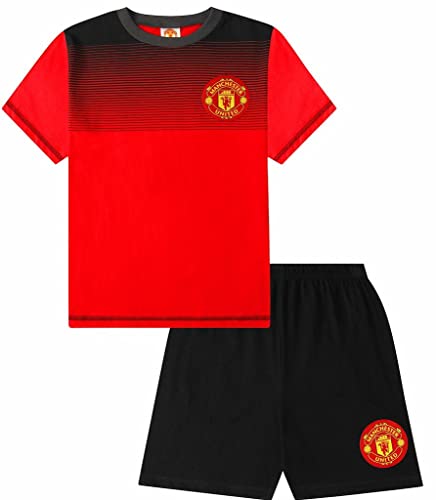 Manchester United Football Club Herren Pyjama-Set, kurz, rot, S von Manchester United