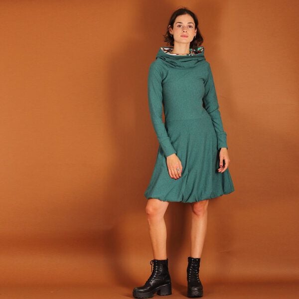 ManduTrap Ballonkleid aus Bio-Baumwolle kbA mit Kapuze/Hoodie ManduTrap Ballonkleid aus Bio-Baumwolle kbA mit Kapuze/Hoodie von ManduTrap