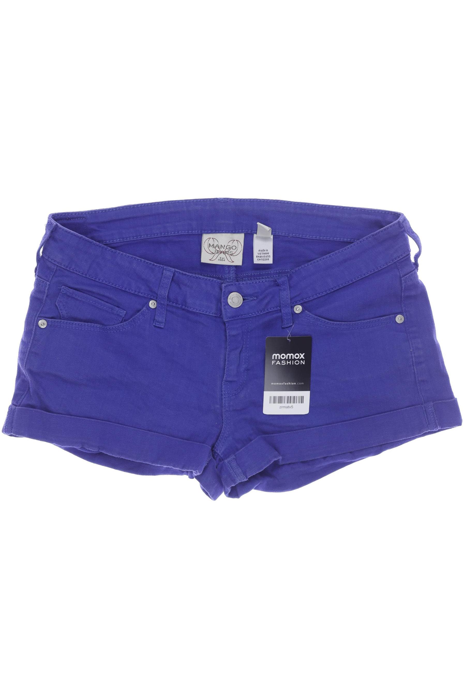 Mango Damen Shorts, blau, Gr. 38 von Mango