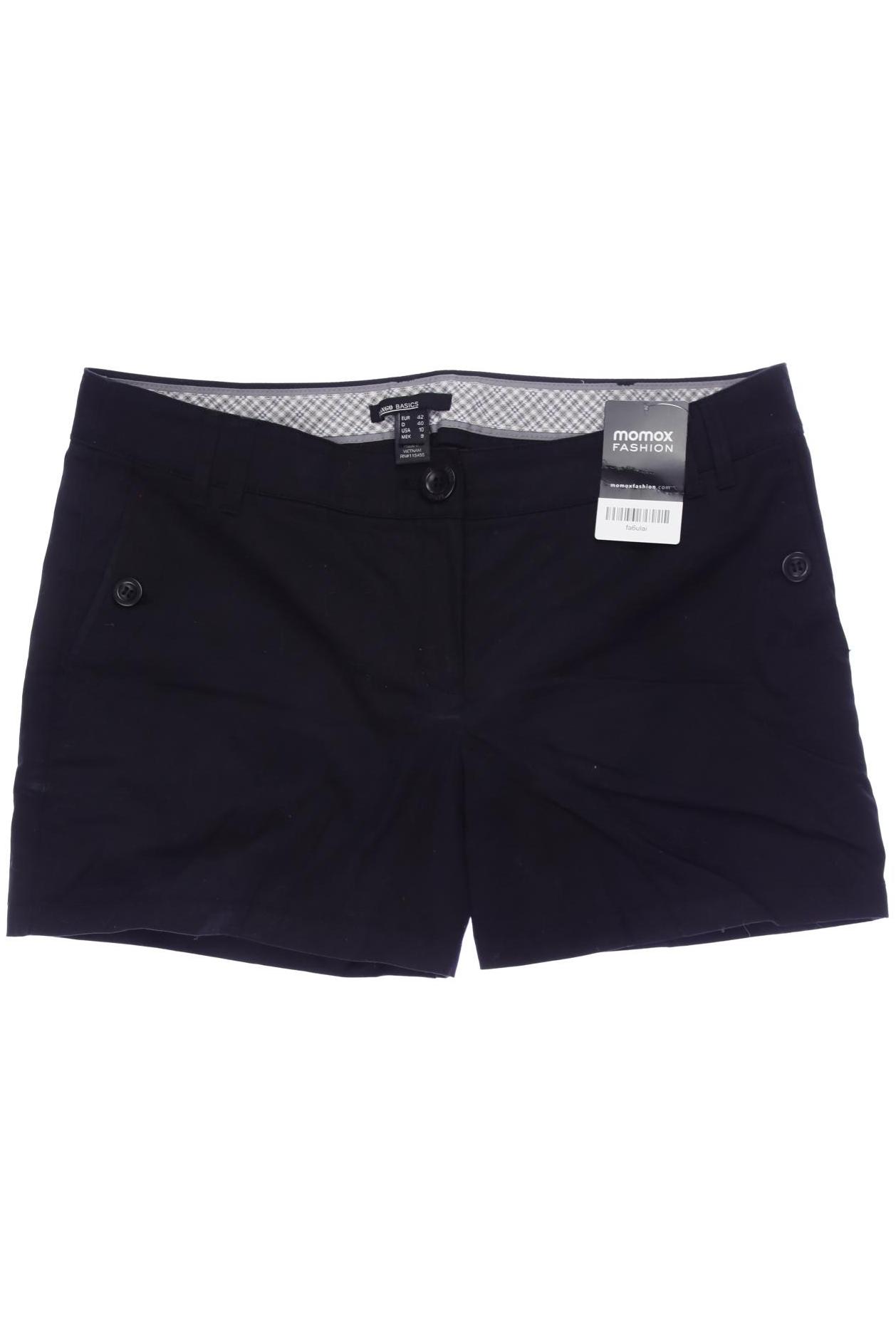 Mango Damen Shorts, schwarz, Gr. 40 von Mango