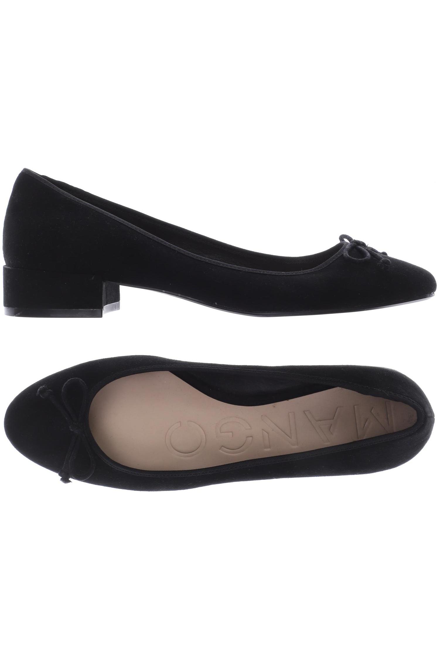 Mango Damen Ballerinas, schwarz, Gr. 37 von Mango