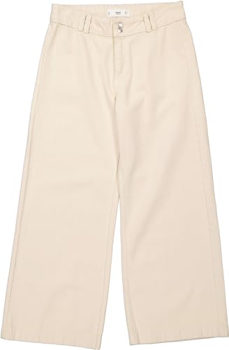 Mango Damen Jeans 'Culotte' Sand (DE/NL/SE/PL, Numerisch, 38, Regular, Regular, Sand) von Mango