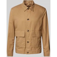 Mango Jacke mit Pattentaschen Modell 'darren' in Camel, Größe XL von Mango