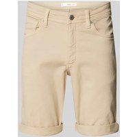 Mango Regular Fit Jeansshorts im 5-Pocket-Design Modell 'NEPTO' in Beige, Größe 42 von Mango