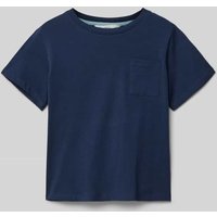 Mango T-Shirt mit Brusttasche in Marine, Größe 140 von Mango