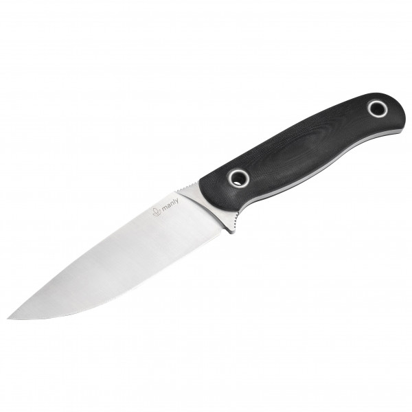 Manly - Crafter D2 - Messer Gr Klinge 11 cm grau/weiß von Manly