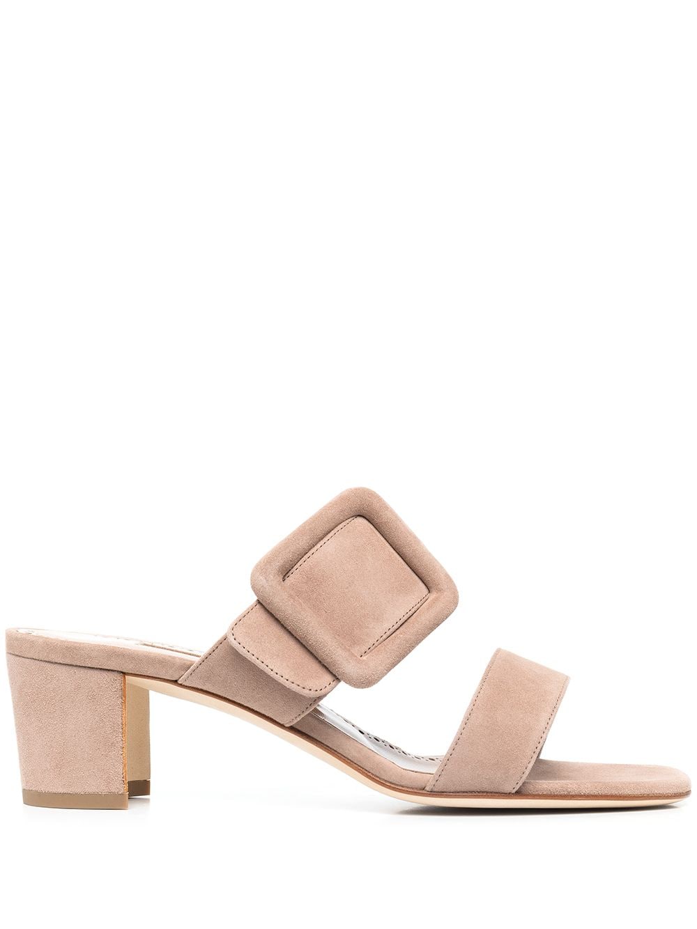 Manolo Blahnik Sandalen mit Schnallen - Nude von Manolo Blahnik