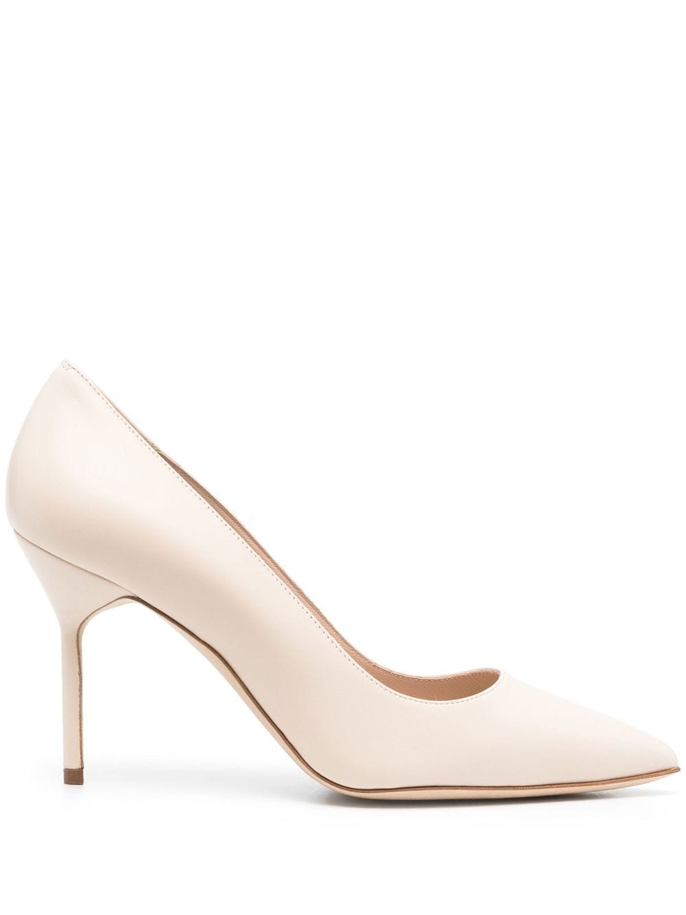 Manolo Blahnik Tora Pumps 90mm - Nude von Manolo Blahnik