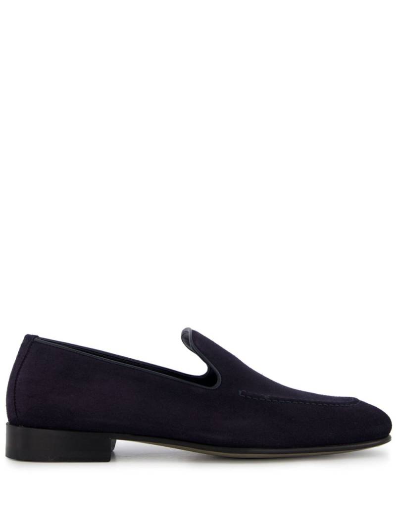 Manolo Blahnik Truro Loafer aus Wildleder - Blau von Manolo Blahnik