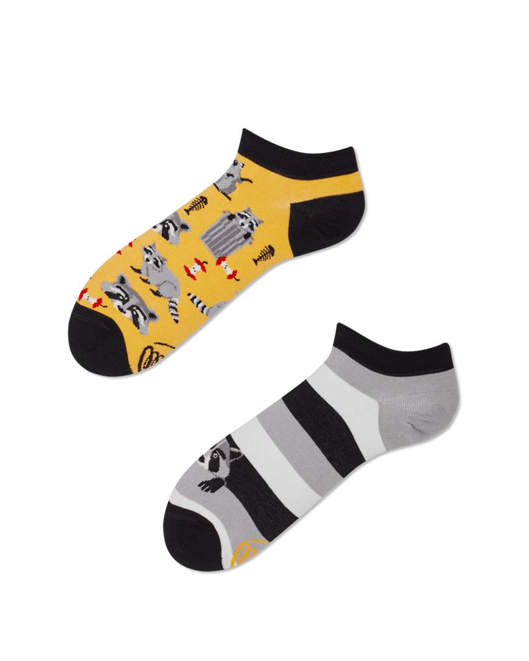 Many Mornings Sneakersocken Many Mornings Sneaker Raccoon Bandit (1-Paar) von Many Mornings