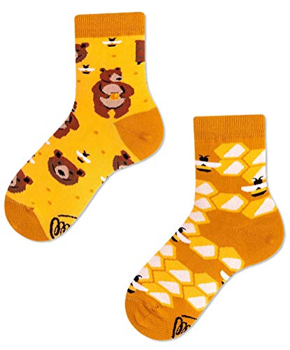 Many Mornings Socken Kinder - Honey Bear Kids Honigbär (23-26 Kids) von Many Mornings