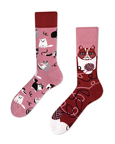 Many Mornings unisex Socken - Playful Cat/Spielerisch Katze (35-38) von Many Mornings