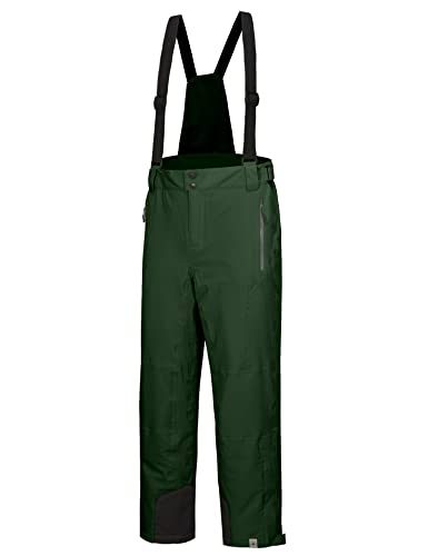 Mapamyumco Herren Snow Ski Bib Mountaineering Pants wasserdichte, Winddichte, wärmeisolierende Skihose mit Abnehmbarer Schlinge Dunkelgrün XXL von Mapamyumco