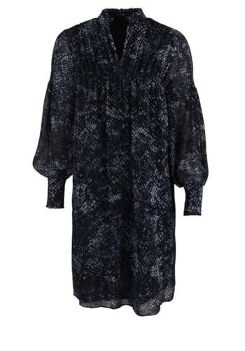 Marc Aurel Kleid Langarm Kelchkragen Rüschen Muster Navy Größe 40 Marc Aurel Kleid Langarm Kelchkragen Rüschen Muster Navy Größe 40 von Marc Aurel