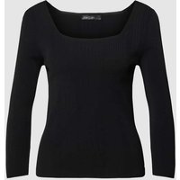 Marc Cain Longsleeve aus Viskose-Mix mit 3/4-Arm in Black, Größe 40 von Marc Cain