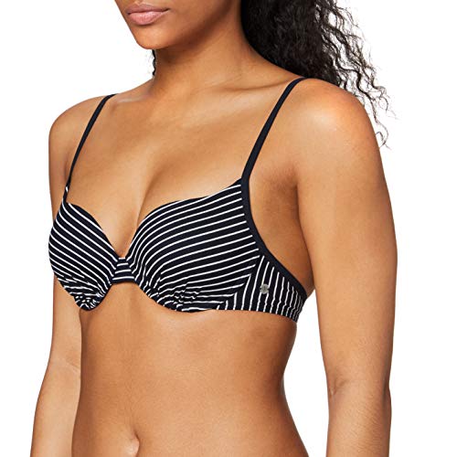 Marc O´Polo Body & Beach Damen Beach W-Bikini-Top, schwarz (blauschwarz 001), 42B (Herstellergröße 042B) von Marc O'Polo