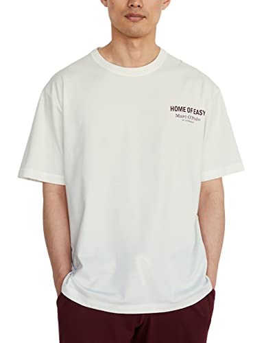 Marc O’Polo Body & Beach Herren M-Shirt Crew-Neck Pyjamaoberteil, Off-White, L von Marc O'Polo