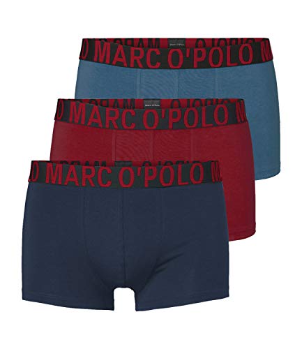 Marc O'Polo Body & Beach Herren Multipack M-Shorts 3-Pack Retroshorts, Rot (Dunkel 507), XXL von Marc O'Polo