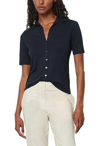 Marc O'Polo Damen 403205251183 T-Shirt, deep Blue sea, Small von Marc O'Polo