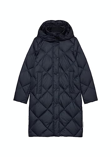 Marc O'Polo Damen Puffer-Daunenmantel (as3, numeric, numeric_38, regular, regular, deep blue sea, 38) von Marc O'Polo