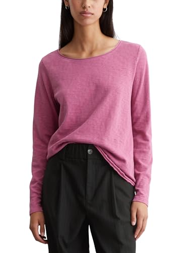 Marc O'Polo Denim Damen Langarmshirt aus Bio-Baumwolle Regular Fit, Rosa (Wild Aster), XXS Marc O'Polo Denim Damen Langarmshirt aus Bio-Baumwolle Regular Fit, Rosa (Wild Aster), XXS von Marc O'Polo