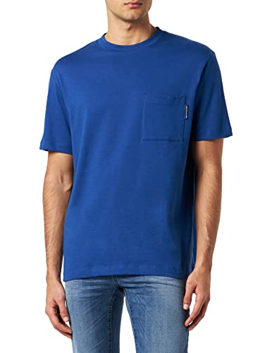 Marc O'Polo Denim Men's M62215451632 T-Shirt, Short Sleeve, Chest Pocket,Blau ( Kensington Blue), M von Marc O'Polo