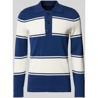 Marc O'Polo Regular Fit Rugbyshirt aus reiner Baumwolle in leichtem Milano-Strick in Marine, Größe M Marc O'Polo Regular Fit Rugbyshirt aus reiner Baumwolle in leichtem Milano-Strick in Marine, Größe M von Marc O'Polo