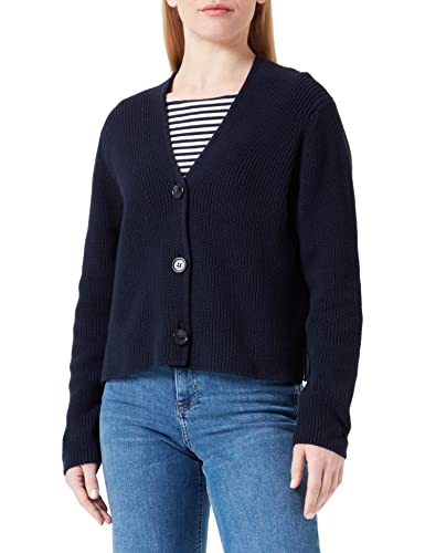 Marc O'Polo Damen Long Sleeve Cardigan Sweater, Blau, M EU von Marc O'Polo