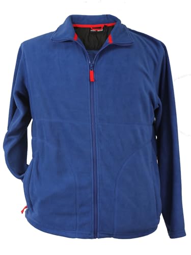 Marc & Mark Fleece Jacke ' Seefeld ' in Herrenübergrößen bis 12 XL,royal-blau, Größe:8XL Marc & Mark Fleece Jacke ' Seefeld ' in Herrenübergrößen bis 12 XL,royal-blau, Größe:8XL von Marc & Mark