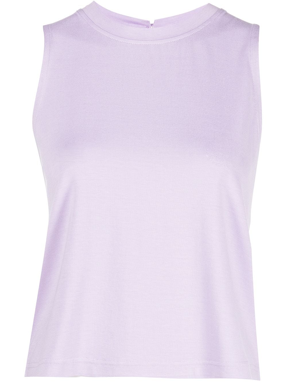 Marchesa Notte Cropped-Top mit rundem Ausschnitt - Violett von Marchesa Notte