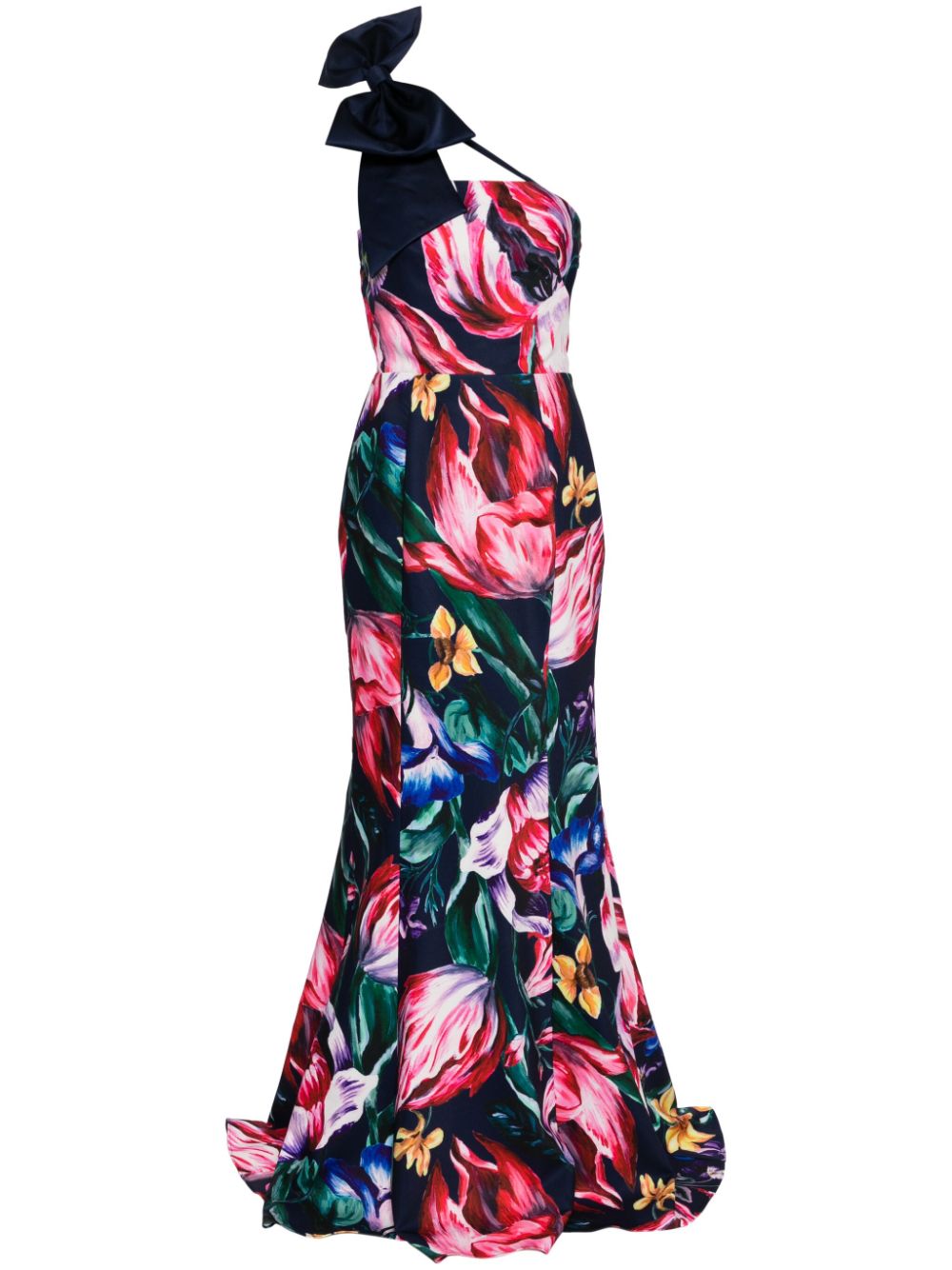 Marchesa Notte Florilegium Abendkleid mit Print - Blau von Marchesa Notte