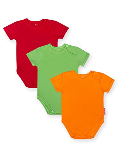 Marcinkowski Babybodysuit Babybody Kurzarm Body ohne Aufdruck für Mädchen für Jungen Unisex 100% Baumwolle 3er Pack babykleidung 116 von Marcinkowski