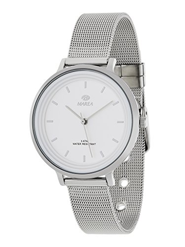 Marea Damen Analog Quarz Uhr mit Edelstahl Armband B41197/1 von Marea