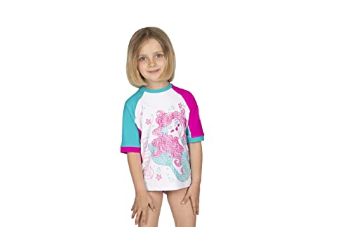 Mares Seaside Rashguard Shield Kid, schützendes Kurzarmhemd für Kinder zwischen 2 und 7 Jahren, Magento, L von Mares