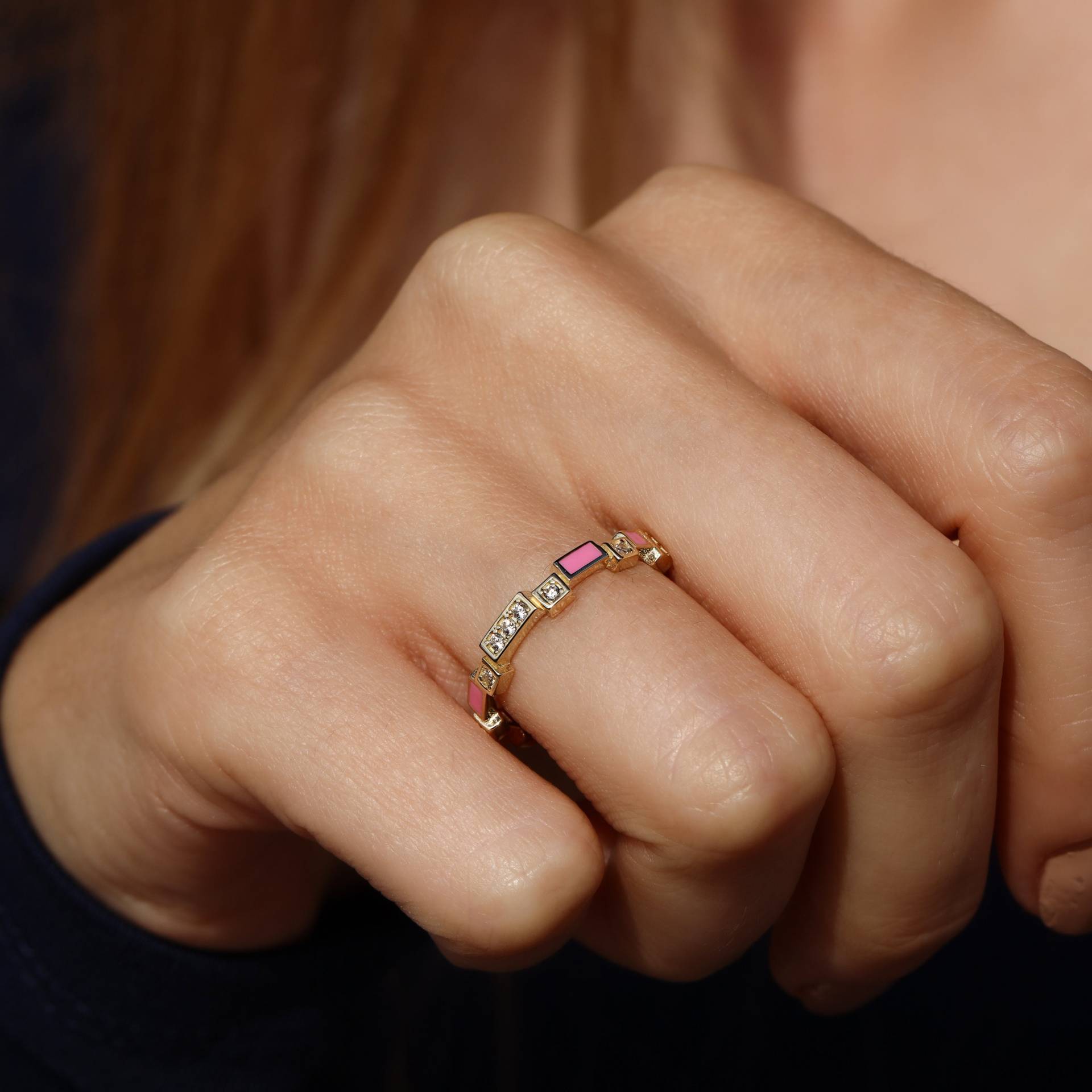 Sagittaria Ring, 14K Solid Gold Eleganter Schmuck, Zierliche Stacking Ring Für Frauen, Geschenk Sie, Zarte Mutter von Maresuijewelry