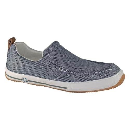 Margaritaville Herren Padded Tongue and Collar Textured Canvas Upper Slip on Casual Shoe Bootsschuh, GRAU, 42 EU von Margaritaville