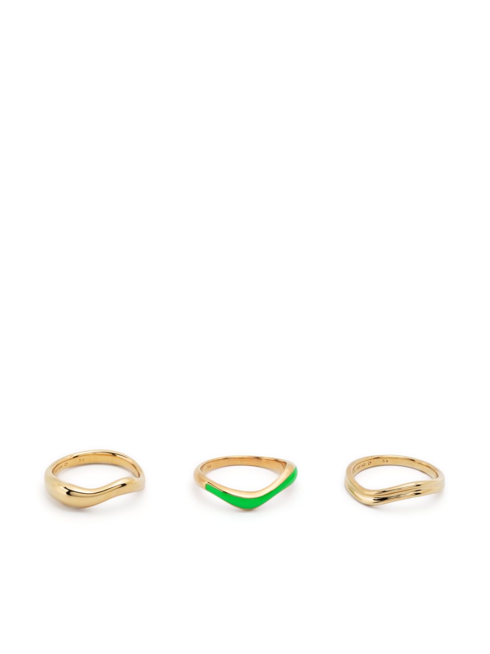 Maria Black Aura Neon Ring - Gold von Maria Black