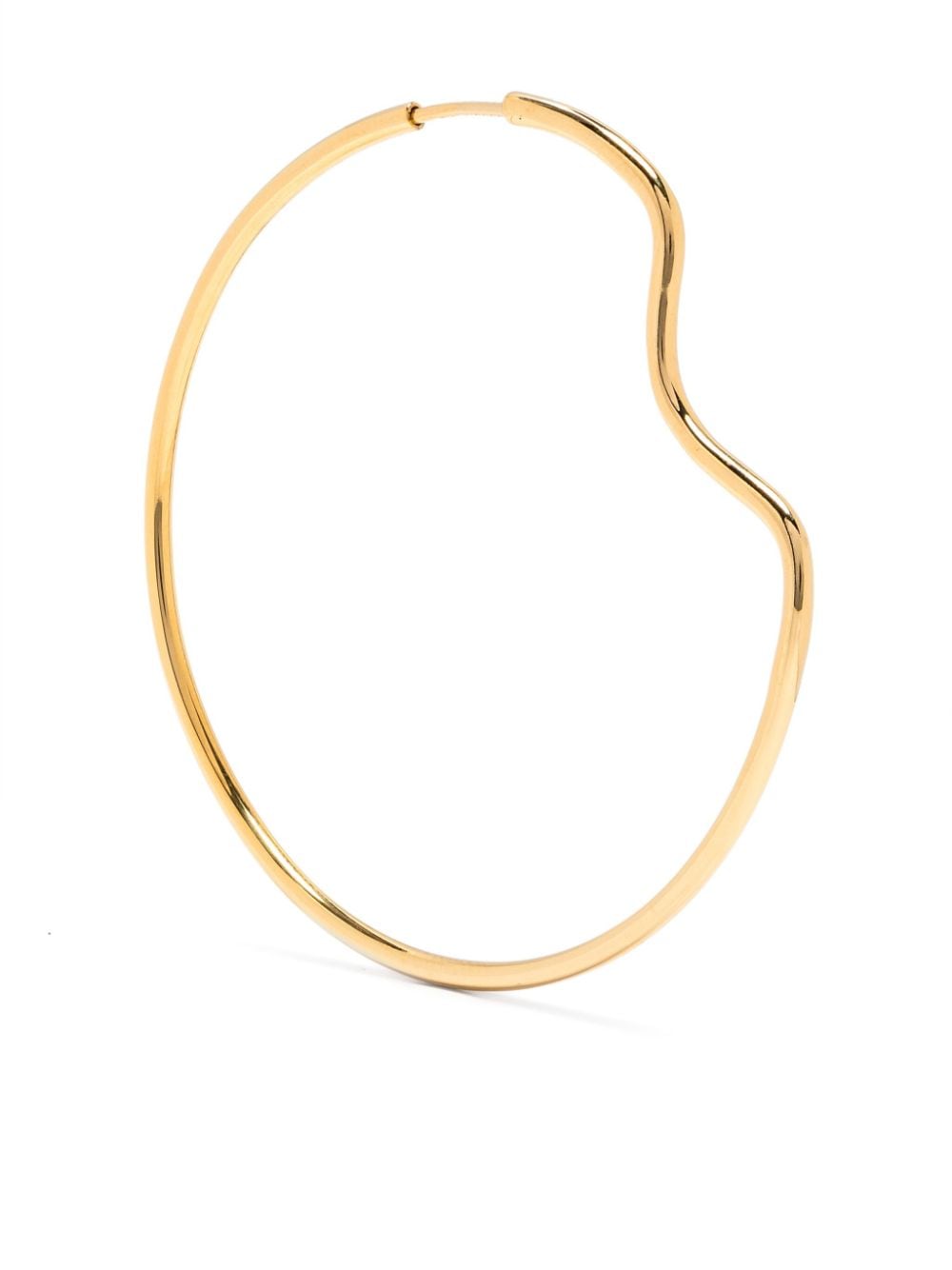 Maria Black Copenhagen 50 sculpted hoop earring - Gold von Maria Black