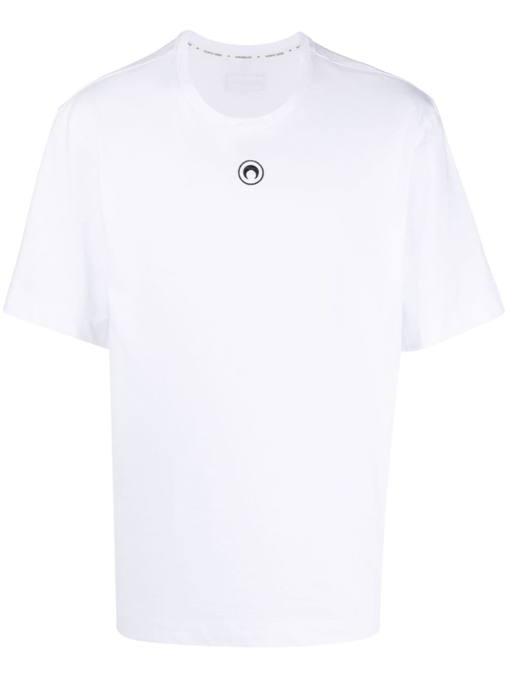 Marine Serre T-Shirt mit Sichelmond-Print - Weiß von Marine Serre
