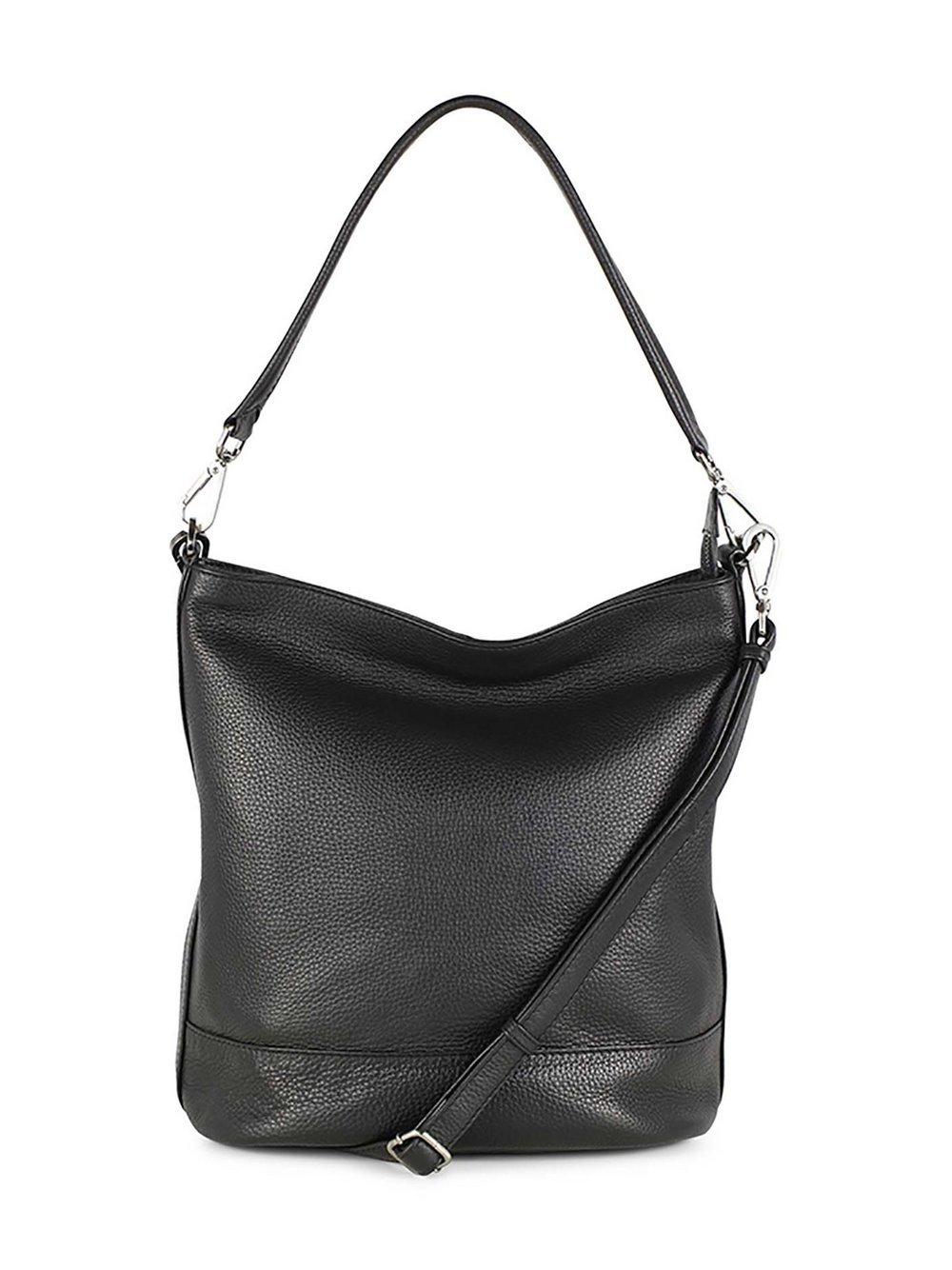 Markberg Schultertasche Damen Leder, schwarz von Markberg