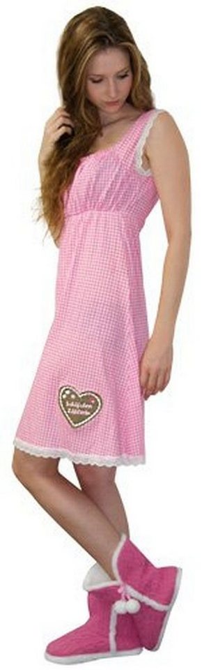 Markenwarenshop-Style Nachthemd Hüttengaudi Nachthemd Schlafanzug Damen Gr. L von Markenwarenshop-Style
